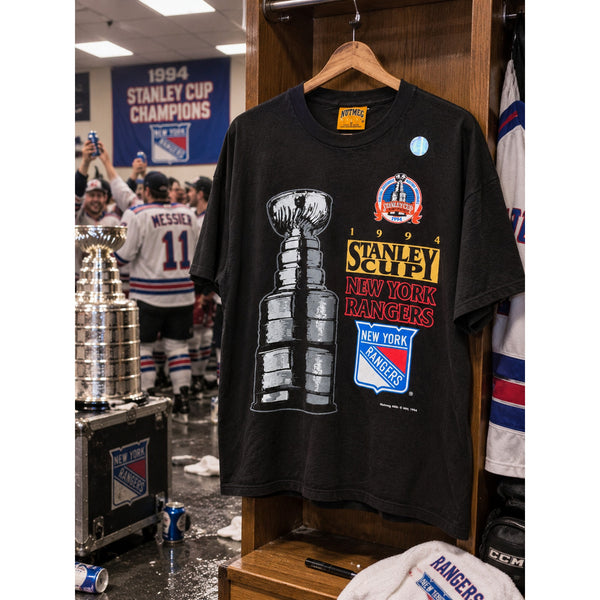 New York Rangers 1994 Stanley Cup Champions Nutmeg Mills Shirt NWT USA Size M
