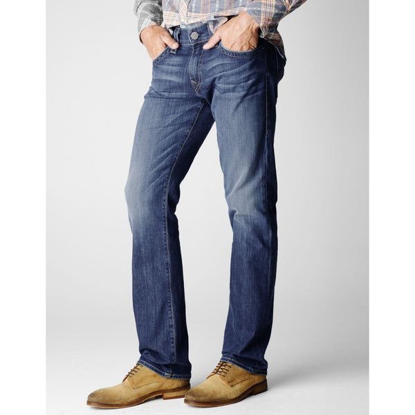 True Religion Ricky W Flap Relaxed Straight Jeans Lake View 42x36 NWT USA