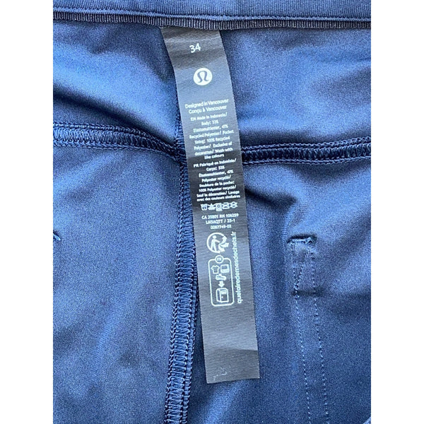 Lululemon ABC Slim-Fit Trouser Warpstreme Blue Men’s 34x36 NWOT 5 Pocket