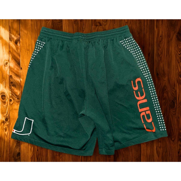 Miami Hurricanes Player Issued Nike Shorts Sz. Large Team Issued NCAA Authentic