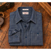 Wallace & Barnes J. Crew Naval Workshirt M Japanese Selvedge Chambray Blue NWOT