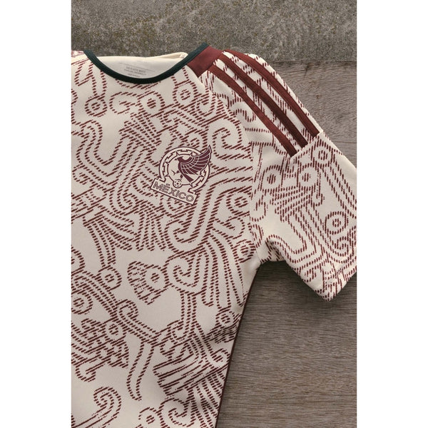 Mexico 2022-23 adidas Away Stadium Jersey Mixtec Aztec Graphic Sz L NWOT