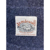 Jamieson's of Shetland Wool Sweater Men's M Navy Blue Brushed Shag Scotland