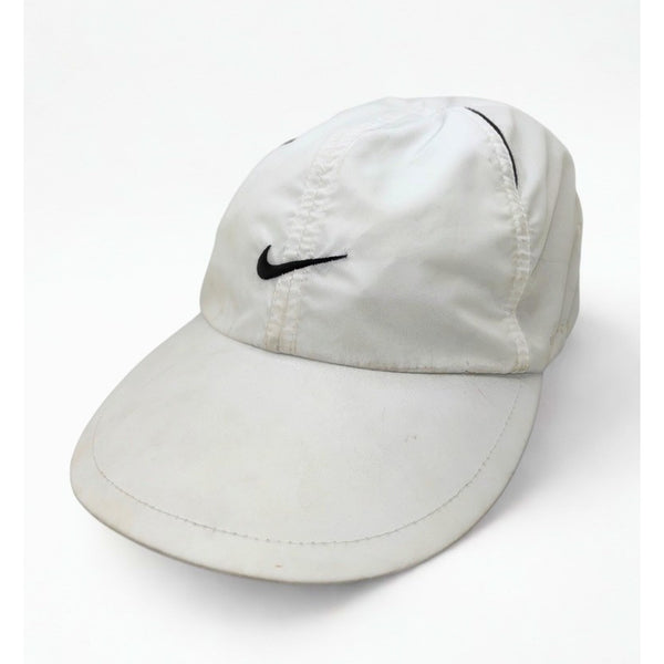 Nike Tailwind Featherlight Dri-FIT Running Hat Cap White 5 Panel Vintage OSFA