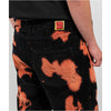 Empyre Loose Fit Bleached Black Corduroy Skate Pants Mens 32x30 Baggy Y2K Punk