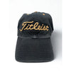 Titleist Wake Forest Hat Black Gold Adjustable Strapback Cap Sunfaded Golf