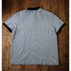 Fred Perry Polo Shirt Mens XL Blue Stripe Short Sleeve Collared Mod Casual