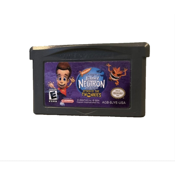 Jimmy Neutron Attack Of The Twonkies Nintendo GameBoy Advance Cart Only