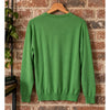 Charles Tyrwhitt Cotton Cashmere Sweater Men's M Green Crewneck Made Italy