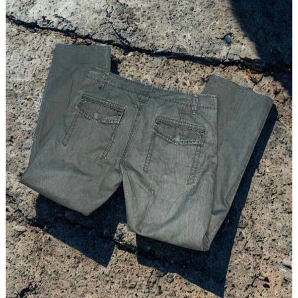 Caffeine NYC Downtown Skinny Jeans Army Fatigue Green 34x32 Vintage Rare EUC