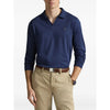 Polo Ralph Lauren Classic Fit Soft Cotton Johnny Collar Polo Shirt Navy L NWT