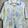 Tommy Bahama Silk Camp Shirt Mens XL Hawaiian Floral Print Button Up
