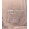 Off-White c/o Virgil Abloh x Kith 2017 Pink Main Label Tee Shirt Sz. M Authentic