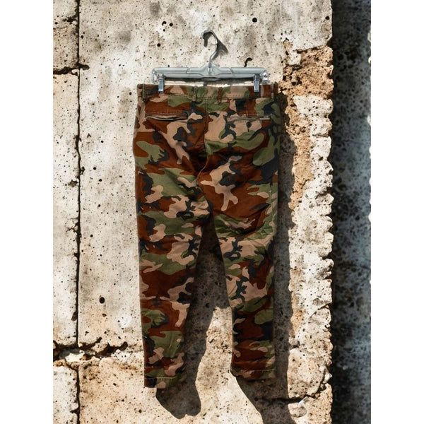 J Crew Always Oarsman 484 Slim Camo Pants 33x32 Men’s Casual Cotton EUC