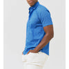 Peter Millar Seaside Waves Fins Cotton Stretch Shirt XL NWOT MSRP $145 Blue