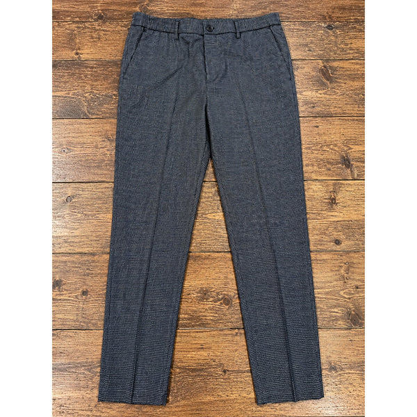 Scotch & Soda Mott Pants Men 34x32 Houndstooth Wool Blend Slim Fit Chino