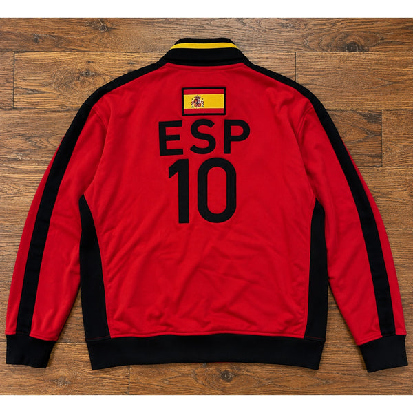 Polo Ralph Lauren Spain Big Pony Track Jacket Men's XL Red Black Full Zip Rare