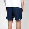 Rhoback Grit Gym Shorts 7" Lined Stretch Blue Athletic Large Performance NWOT