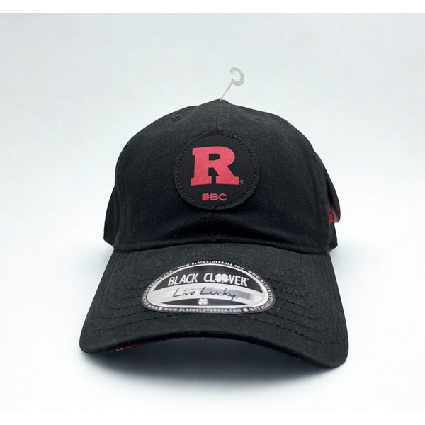Black Clover Unisex Rutgers University Soul Adjustable Baseball Cap One Size NWT
