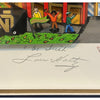Charles Fazzino Notre Dame Lou Holtz Signed Pop Art Framed LE 39/50 Fanatics