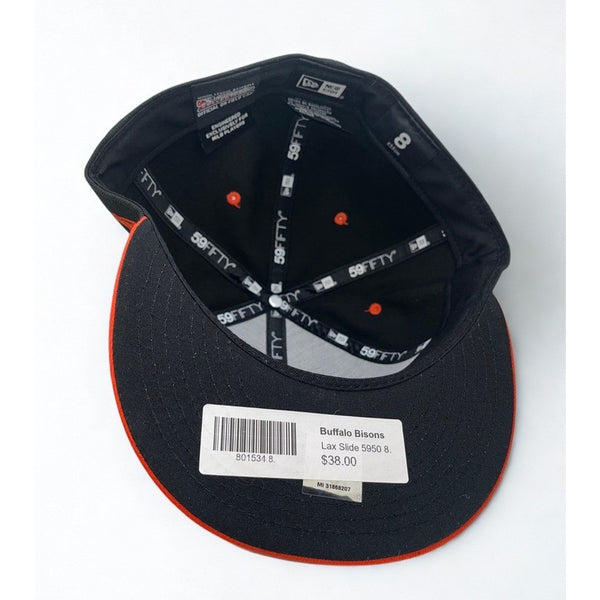 Buffalo Bisons New Era 59FIFTY Lacrosse Theme Night Hat MiLB Size 8 NWT Rare