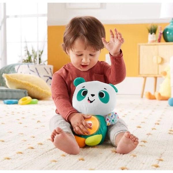 Fisher-Price Linkimals Play Together Panda Plush Learning Toy Lights Sounds 9M+