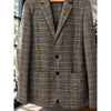 J. Peterman Plaid Linen Solotex Blazer Sport Coat Jacket Men's 42R NWOT