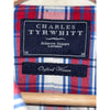 Charles Tyrwhitt Oxford Weave Dress Shirt Non Iron Slim Fit Check Men's Sz. M