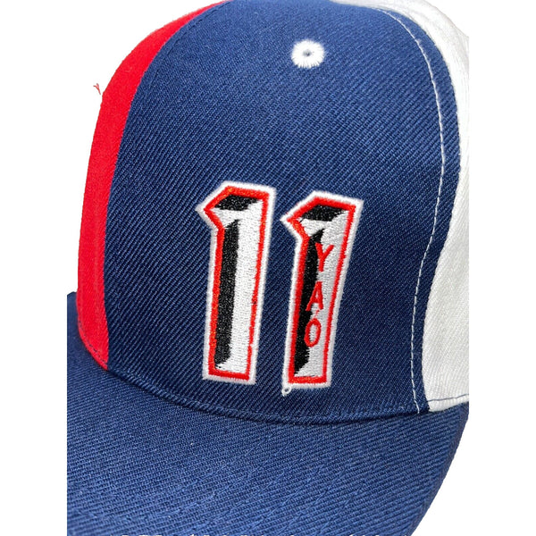 Yao Ming Houston Rockets New Era 59FIFTY Hat 7 1/8 USA Wool Rare NBA Cap Vintage