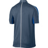 Nike Tiger Woods TW Perforated Panel Polo Blue Gray 585783 Men’s Sz M Golf EUC