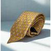 Seigo Katsuragawa Limited 3 of 8 Silk Tie Handmade Japan Gold Geometric Rare