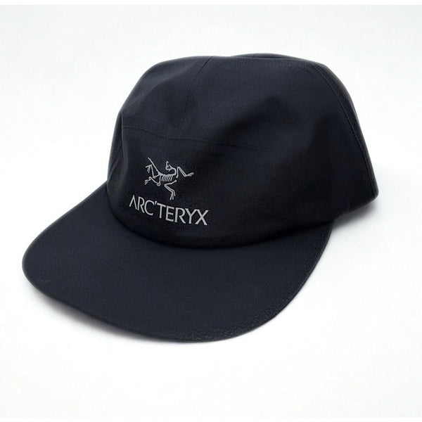 Arc'teryx Gore Tex 5 Panel Performance Cap Lightweight Outdoor Hat Black