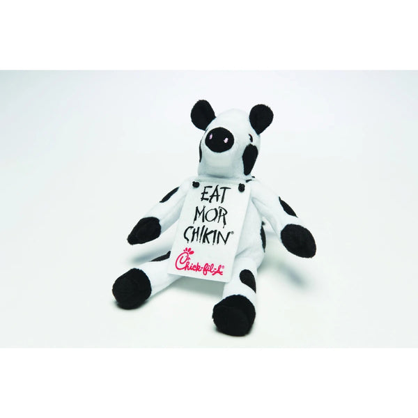 Chick-Fil-A Cow Plush 6" Eat Mor Chikin Cuddle Cowz Sign Animal Toy 2008