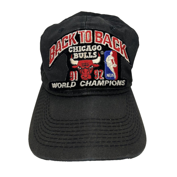 Chicago Bulls Back To Back 91 92 Champs Snapback Sports Specialties VTG Hat