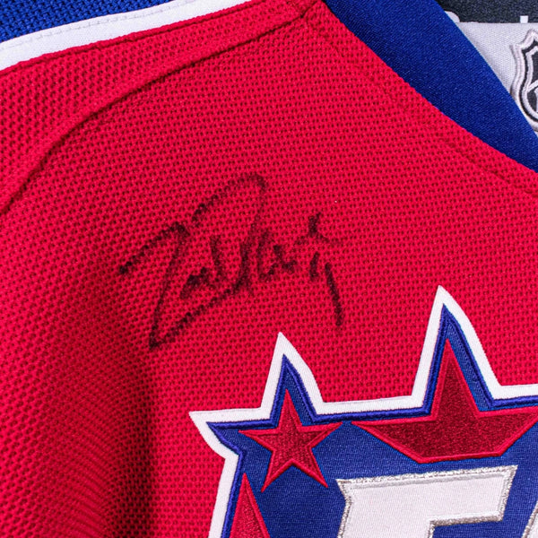 Zach Parise 2009 NHL All Star Game East Jersey Signed Auto Reebok XL Rare