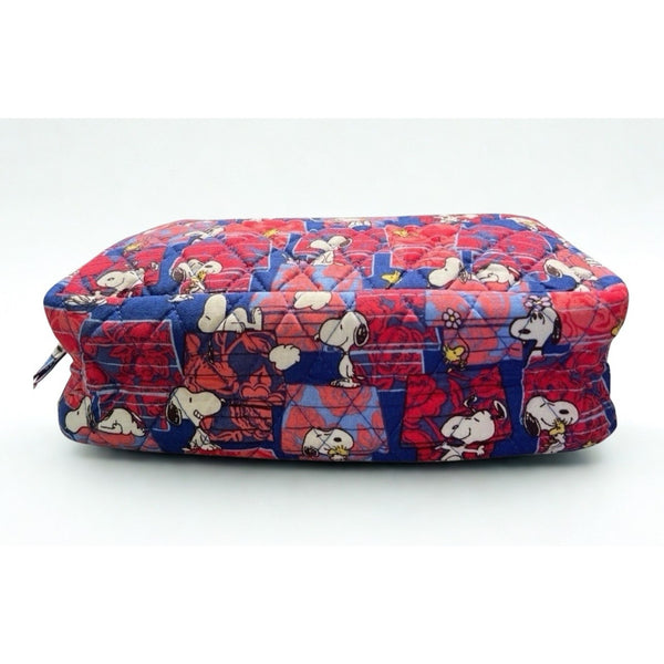 Vera Bradley Peanuts Snoopy House Woodstock Medium Cosmetic Bag NWT Quilted Rare