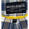 Nautica Jeans Cargo Shorts Men 40 Y2K Baggy Plaid Hip Hop Streetwear 12”