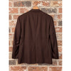 Valenza Loro Piana Cashmere Blazer Men's 44L Brown Sport Coat Made Canada