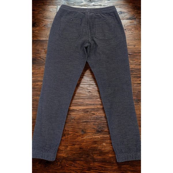 Taylor Stitch The Apres Pant Jogger Charcoal Sashiko Men’s M EUC Organic Cotton