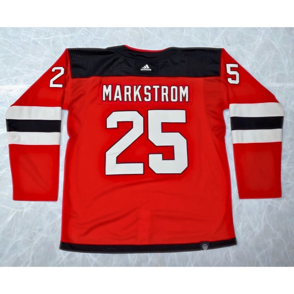 New Jersey Devils Jacob Markstrom #25 NHL Adidas Authentic Jersey Sz 60 3XL NWOT