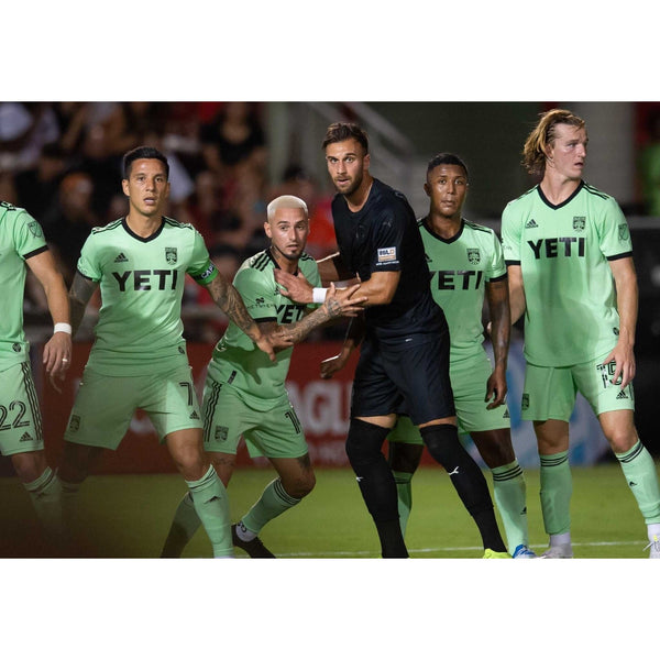 Austin FC Adidas 2022-23 Away Jersey Mint Green Yeti MLS Soccer Men's Small S