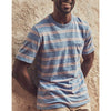 Faherty Brand Surfrider Stripe Tee Men’s Large Blue Pink Striped Pocket NWOT