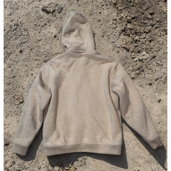 L.L.Bean Katahdin Iron Works Sherpa Lined Full Zip Hoodie Tan Men’s Medium