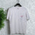 Johnnie-O West Coast Prep Surf Pocket T Shirt White Medium Coastal Beach Tee