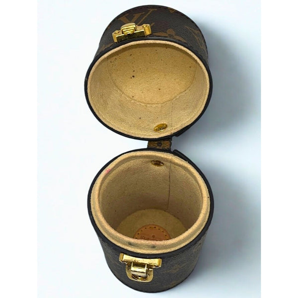 Louis Vuitton Monogram 100ML Travel Perfume Case Brown LS0153 PL4109