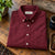 Taylor Stitch The Jack Oxford Shirt Men's 2XL 46 Burgundy Organic Cotton Button