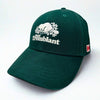 Roots Mont Tremblant Canada Beaver Logo Hat Green Strapback Cap Adult OSFA
