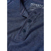 Faherty Cloud Henley Long Sleeve Navy Blue Heather Sz. 2XL NWOT Pima Cotton $98
