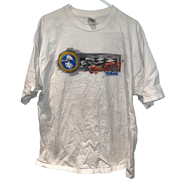 Richard Petty The King 43 NASCAR T Shirt 2XL Fruit Loom VTG USA Vintage