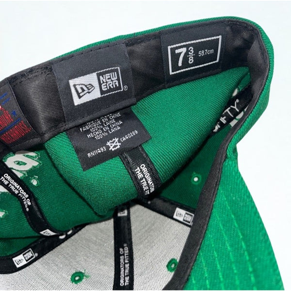 Philadelphia Phillies New Era 59FIFTY Fitted Hat 7 3/8 Green Monochrome Y2K MLB